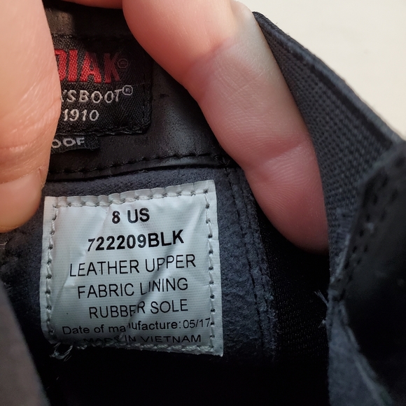 Kodiak Alma Chelsea boots leather waterproof women size 8 - Picture 9 of 10